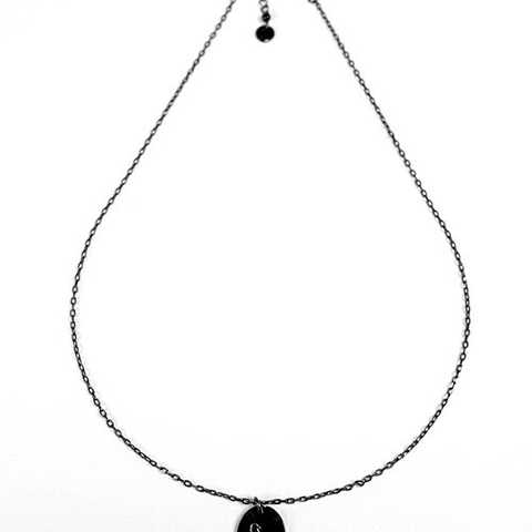 Genri/ゲンリ/MADE IN JAPAN/日本製/ 【OUTSIDE】 MEDAL&ONYX NECKLACE