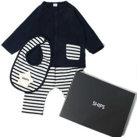 SHIPS KIDS:ロングスリーブ ギフトセット