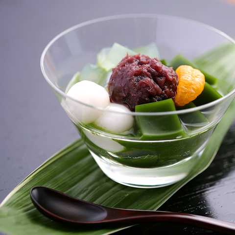 宇治抹茶あんみつ