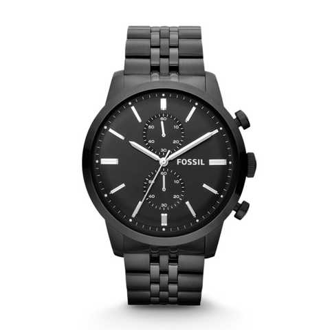 TOWNSMAN CHRONOGRAPH STAINLESS STEEL WATCH - BLACK