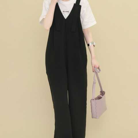 テープショルダーサロペット