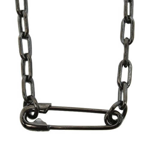 Mピン長アズキチェーンダイヤモンドネックレス