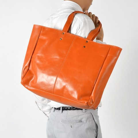 TSUTING: シューレザー トートバッグ