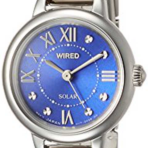 [ワイアード エフ]WIRED f 腕時計 WIRED f ソーラー ブレスレットタイプ ブルー文字盤 AGED096 レディース