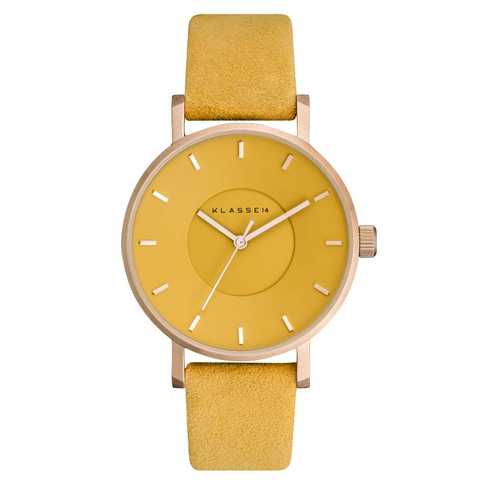 [クラス14]KLASSE14 腕時計 MISS VOLARE F/W 36mm マスタード (替えベルト付き) スエード 本革 レディース VO17MV002W [正規輸入品]