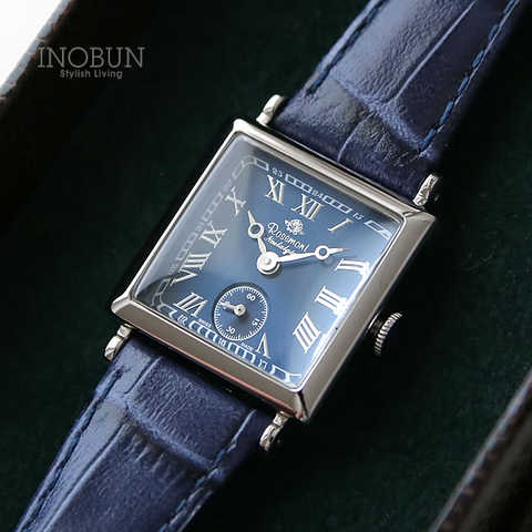 ロゼモン 腕時計 Nostalgia Rosemont N011-SNR EBU シルバー/ブルー（ベルト）