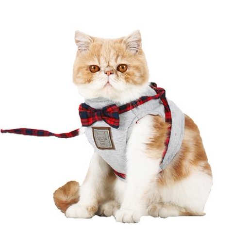 【Momugs Akira】ペット用品 猫 牽引ロープ 猫ハーネス