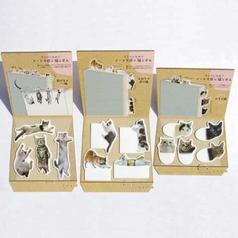 そこにいたの!? ノートで遊ぶ 猫ふせんの会