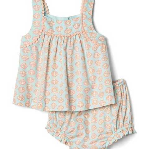 Gap シェルポンポン トップス＆ブルマーセット