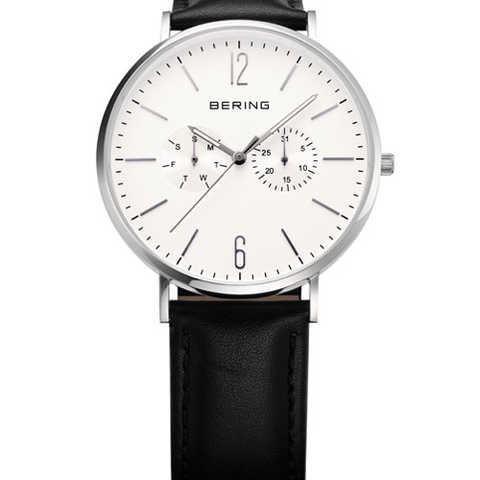 BERING Mens Calf Leather&Nylon NEW!!