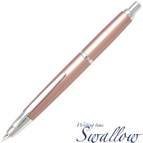 パイロット 万年筆 キャップレス デシモ シャンパンピンク