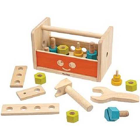 大工さん 工具 木のおもちゃ　ロボットツールボックス