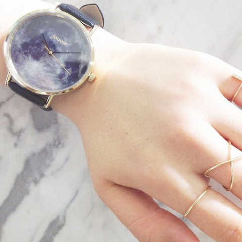 タイムピース ビッグフェイス ムーン