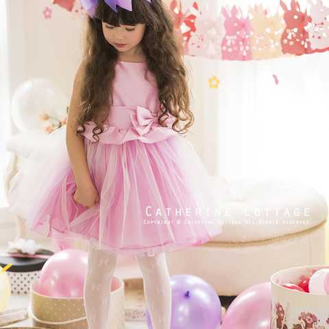 子供グラデーションペプラムドレス