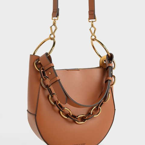 チャンキーチェーン ホーボーバッグ / Chunky Chain Hobo Bag