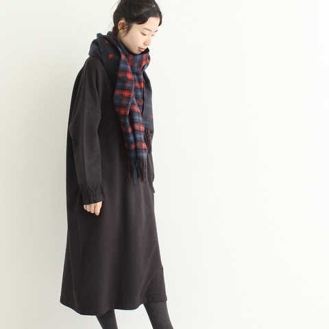 WOOLチェック×ドットストール