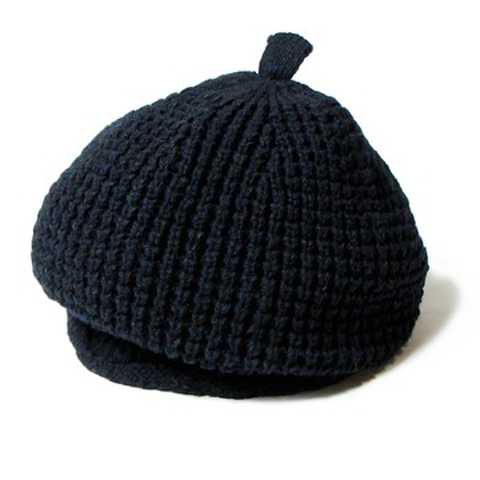 5G杢ウールワッフル　ニットベレー