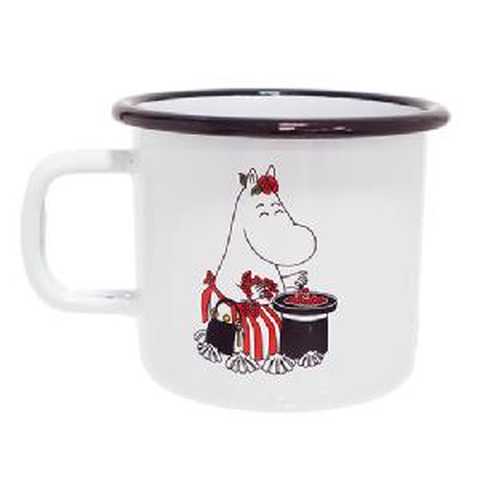 【ムーミン】muurlaホウロウマグ370ml（ムーミンママ/ホワイト）MRA060060