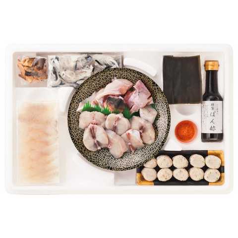 みもすそ川別館　ふくちり鍋・しゃぶ鍋セット