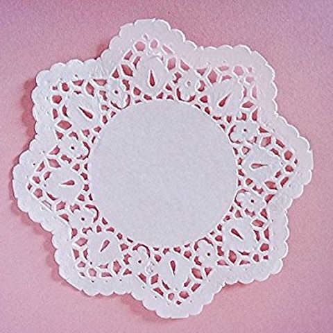 レースペーパー 丸型　ドイリー 4号 100枚入り