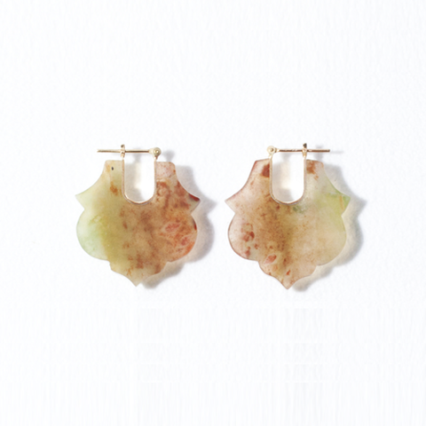 CREST pierce | Red Moss Agate