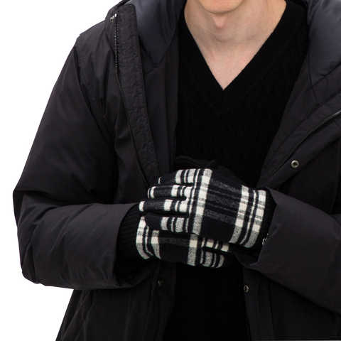 タータンチェック手袋