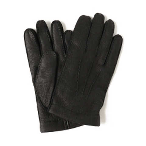 アンライニング ペッカリーレザー グローブ