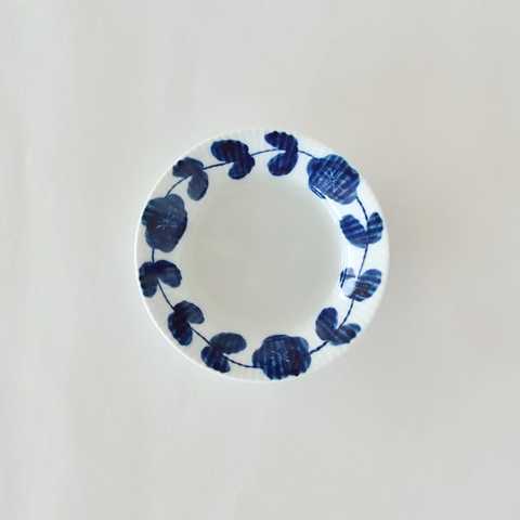 花つなぎ　4寸皿　