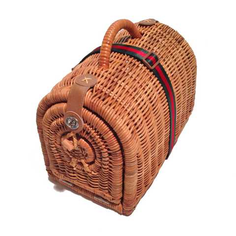 茶・両扉（緑ベルト）  Mサイズ