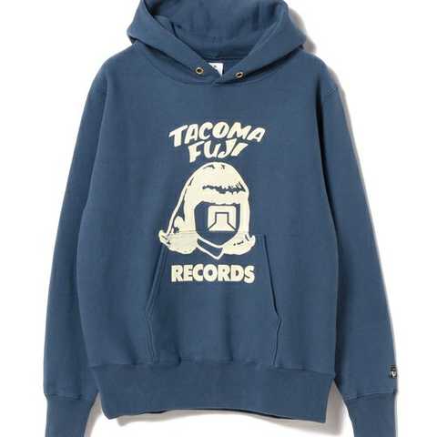 TACOMA FUJI RECORDS / Block Logo Hoodie