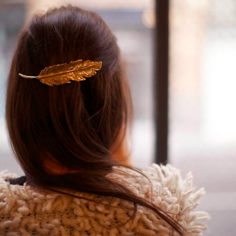 フェザー L バレッタ