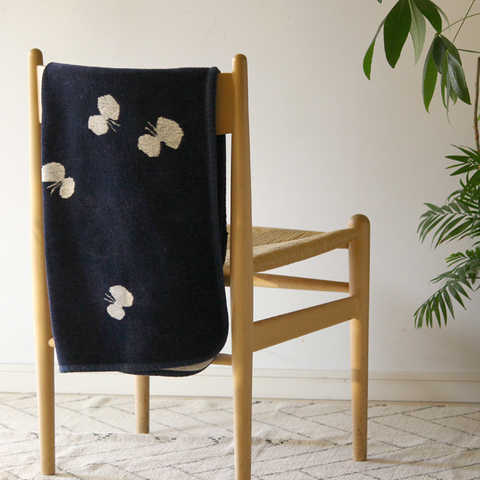 コットンミニブランケットCHOUCHO　NV