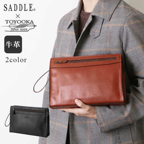 SADDLE サドル 牛革セカンドバッグ