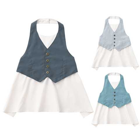 【20250303/取扱中止・在庫0】MARLMARL （マールマール） ベビーサイズ エプロン Garcon（ 男の子用／ベビーサイズ： 80 - 90 cm ）