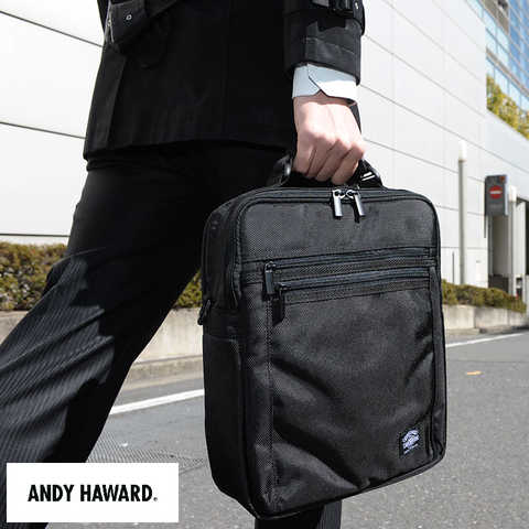 縦型ショルダーバッグ メンズ B5 ナイロン 軽量 ANDY HAWARD