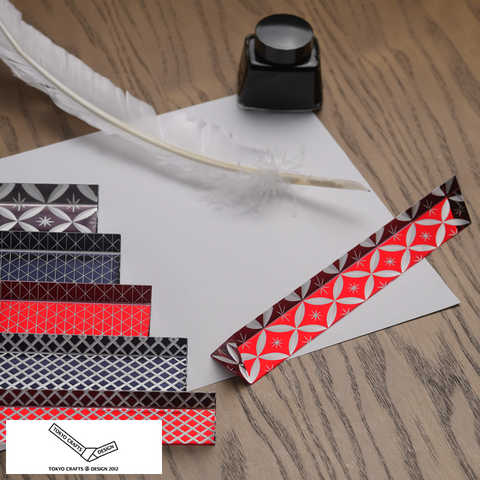 TOKYO CRAFTS & DESIGN 江戸切子×会津塗 漆硝子文鎮