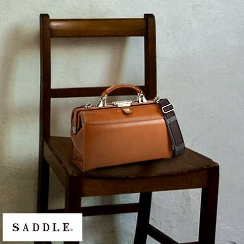 SADDLE 日本製 牛革 A5 ミニダレスバッグ