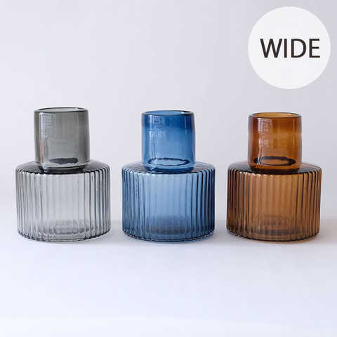 Horn Please ホーン プリーズ GLASS フラワーベース プロップ ワイド