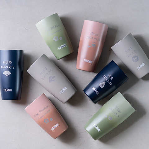 名入れ サーモス 長寿祝い向け 真空断熱タンブラー［JDM-340］