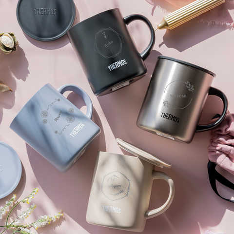 名入れ THERMOS（サーモス）マグカップ 母の日ギフト［JDG-352］