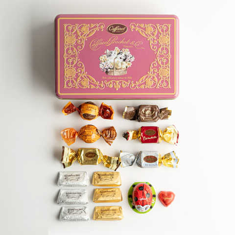 Caffarel（カファレル） ローザ缶 14粒入り [ショッピングバッグ付き]