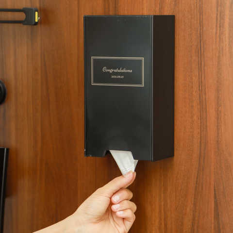 名入れ 山崎実業 tower ツーウェイ マスク収納ケース  タワー スリム