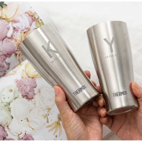 【名入れ】ぺア サーモス真空断熱タンブラーセット 420ml JDY-420
