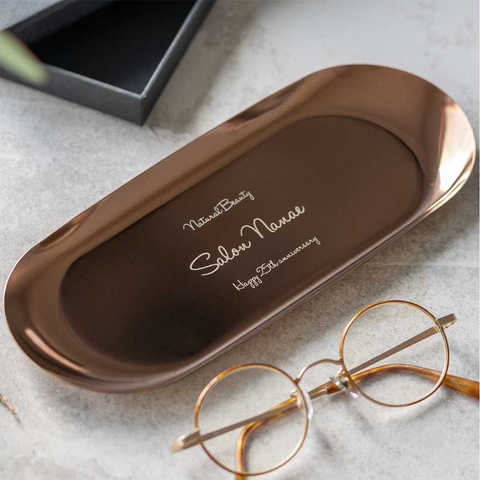 名入れ ステンレスキャッシュトレー キャッシュトレイ Mサイズ