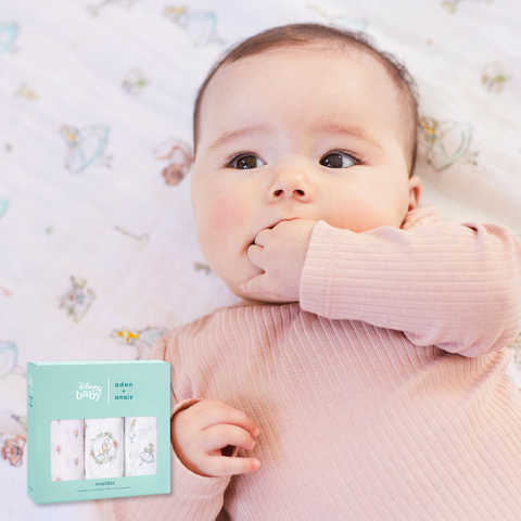 【日本正規品】スワドル おくるみ ３枚 セット アリスインワンダーランド [120cm×120cm]