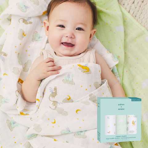 【20250303/取扱中止・在庫0】【日本正規品】スワドル おくるみ ３枚 セット イヤーオブザドラゴン [120cm×120cm]