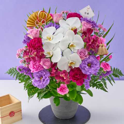 【送料無料】祝！古希「紫」70歳LL〜オーキッド〜