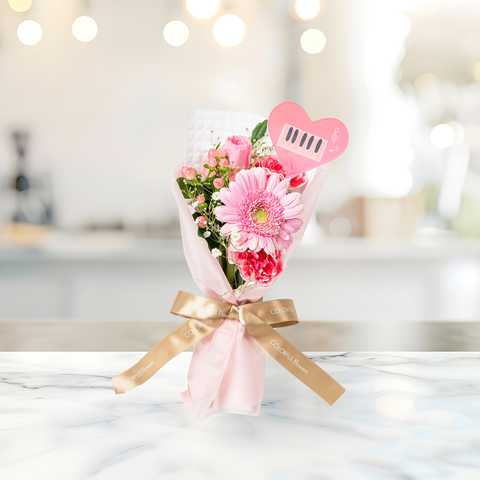 【選べるピック】ピアノ発表会フラワーブーケSS