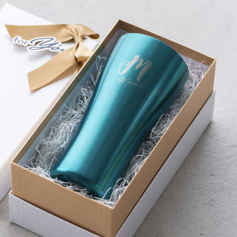 名入れ ステンレスタンブラー 420ml [保冷保温/ギフトボックス付き]