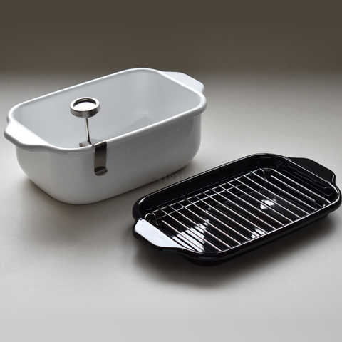 富士ホーロー 角型天ぷら鍋 [IH対応/食洗機対応]